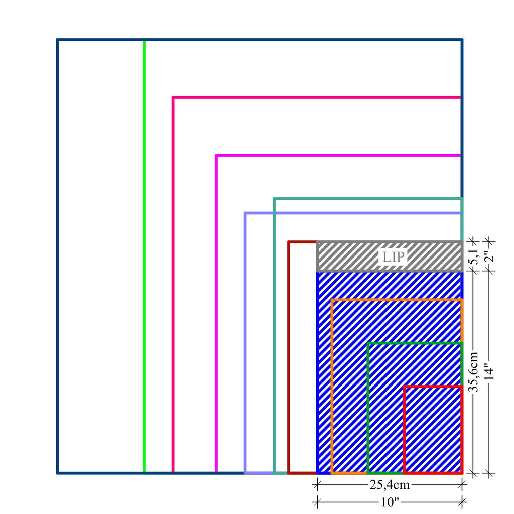 100 % recyklovaná šedá  plastová obálka 10x14″/25.4x35.6cm (REF: SRM04).