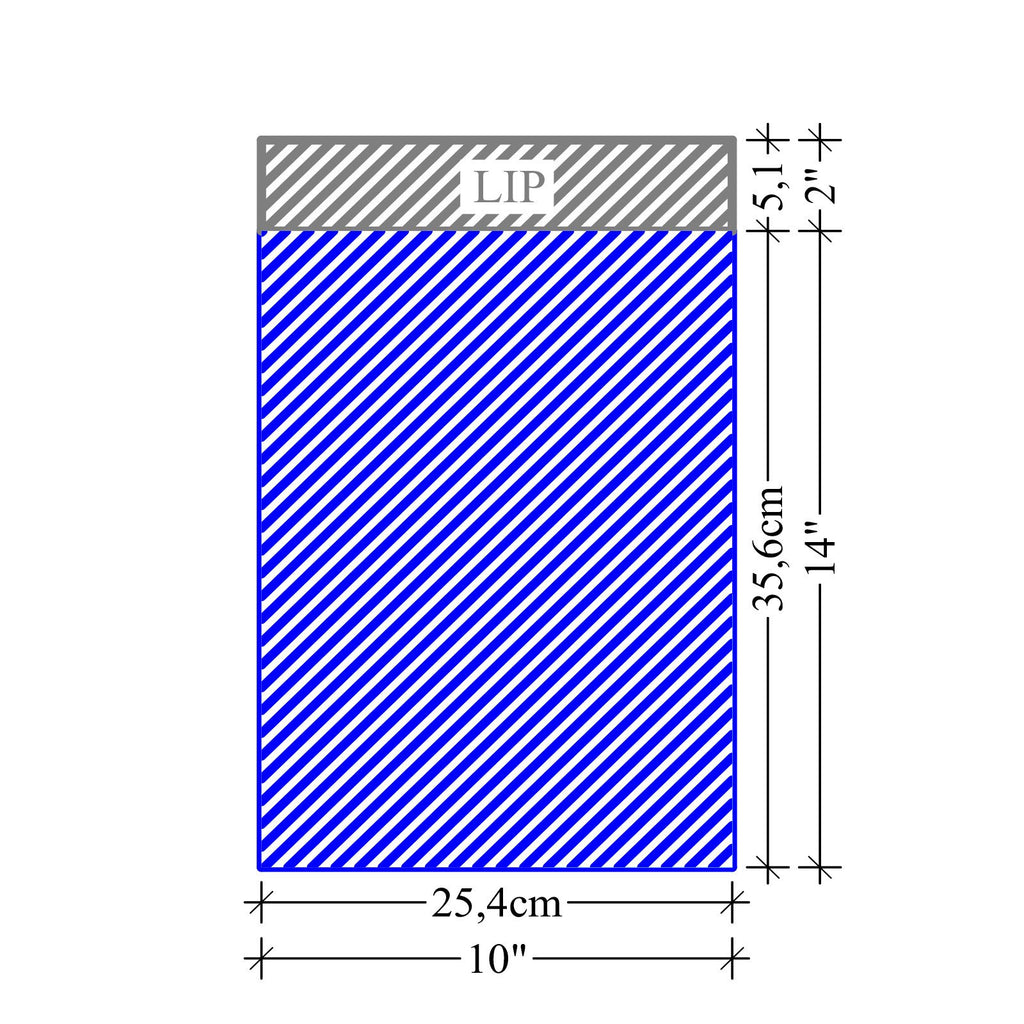 100 % recyklovaná šedá  plastová obálka 10x14″/25.4x35.6cm (REF: SRM04).