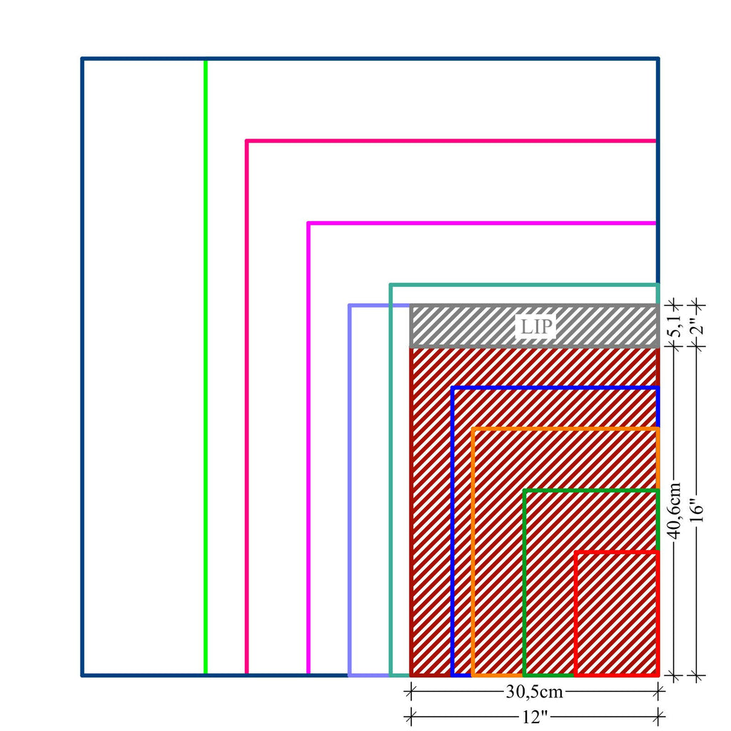 100 % recyklovaná šedá  plastová obálka 12x16"/30.5x40.6cm (REF: SRM05).