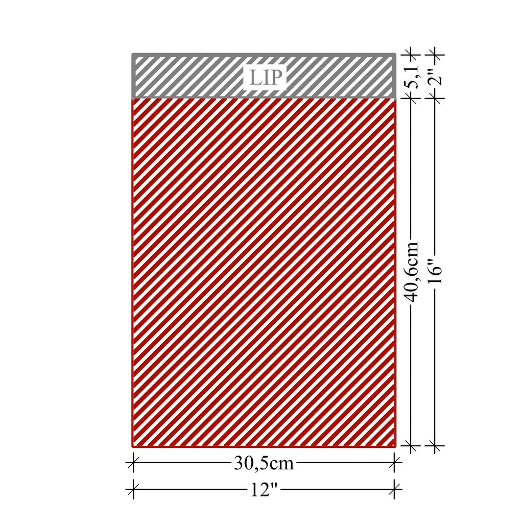 100 % recyklovaná šedá  plastová obálka 12x16"/30.5x40.6cm (REF: SRM05).