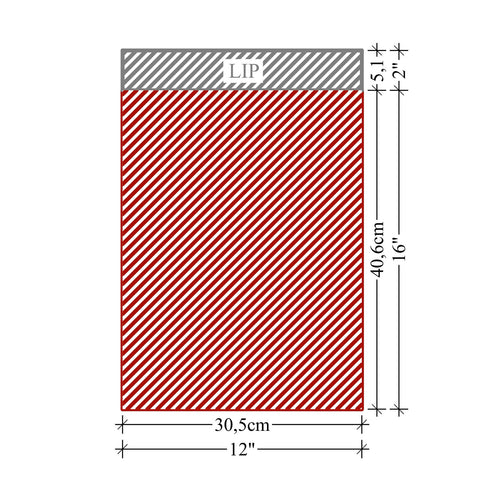 100 % recyklovaná šedá  plastová obálka 12x16"/30.5x40.6cm (REF: SRM05).