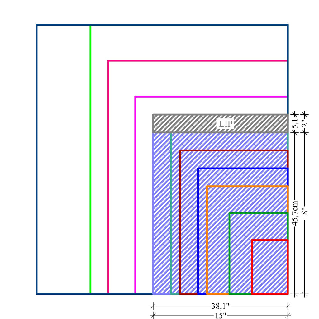 100 % recyklovaná šedá  plastová obálka 15x18"/38.1x45.7cm (REF: SRM07).