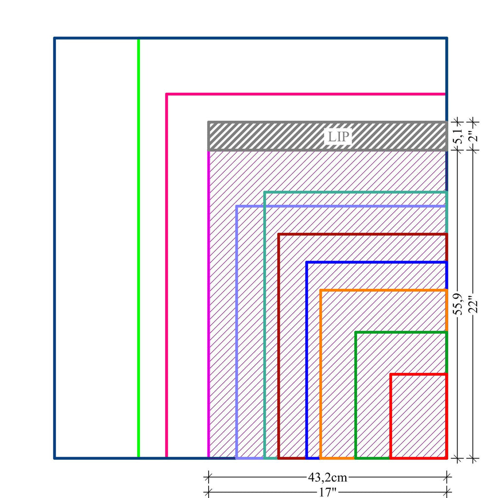 100 % recyklovaná šedá  plastová obálka 17x24"/43.2x61.0cm.