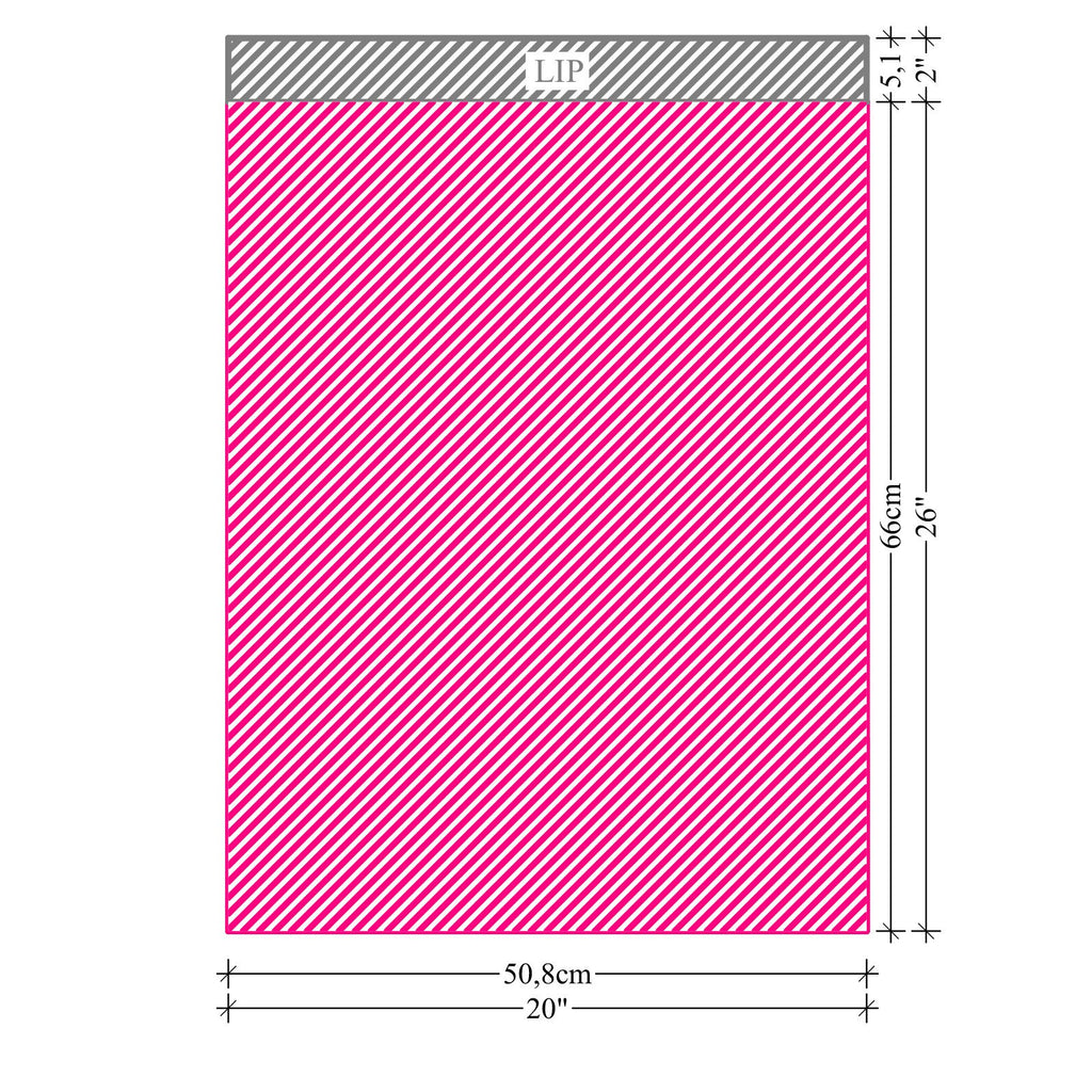 100 % recyklovaná šedá  plastová obálka 20x26"/50.8x66.0cm (REF: SRM09).