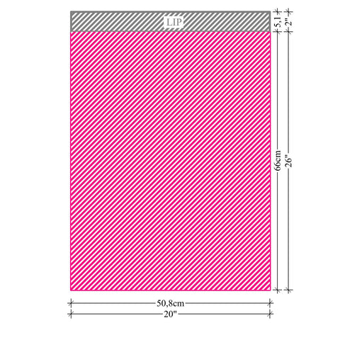 100 % recyklovaná šedá  plastová obálka 20x26"/50.8x66.0cm (REF: SRM09).