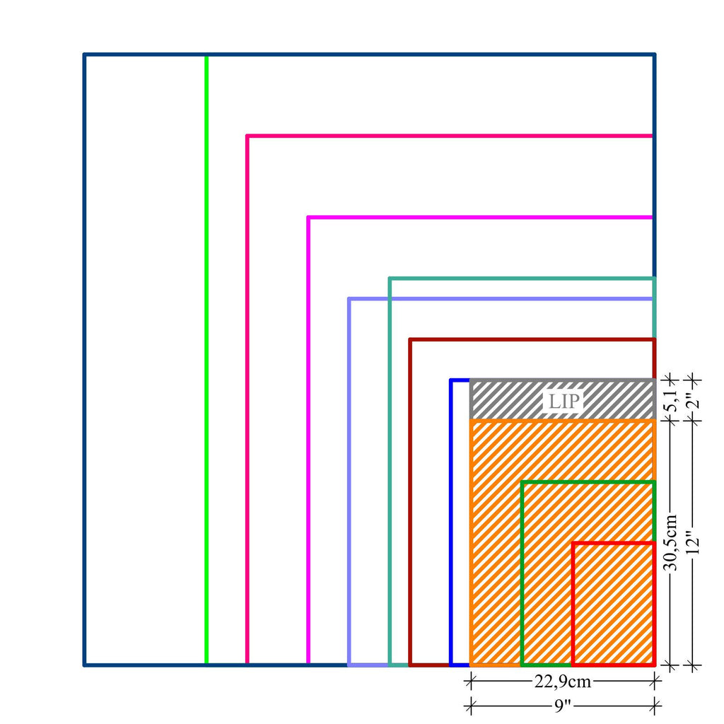 100 % recyklovaná šedá plastová obálka 9x12″/22.9x30.5cm (REF:SRM03).
