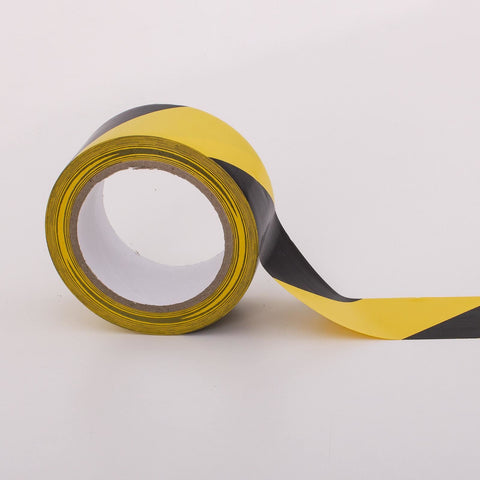 48mmx33m Black/Yellow Hazard PVC Tape,SR Mailing Ltd,