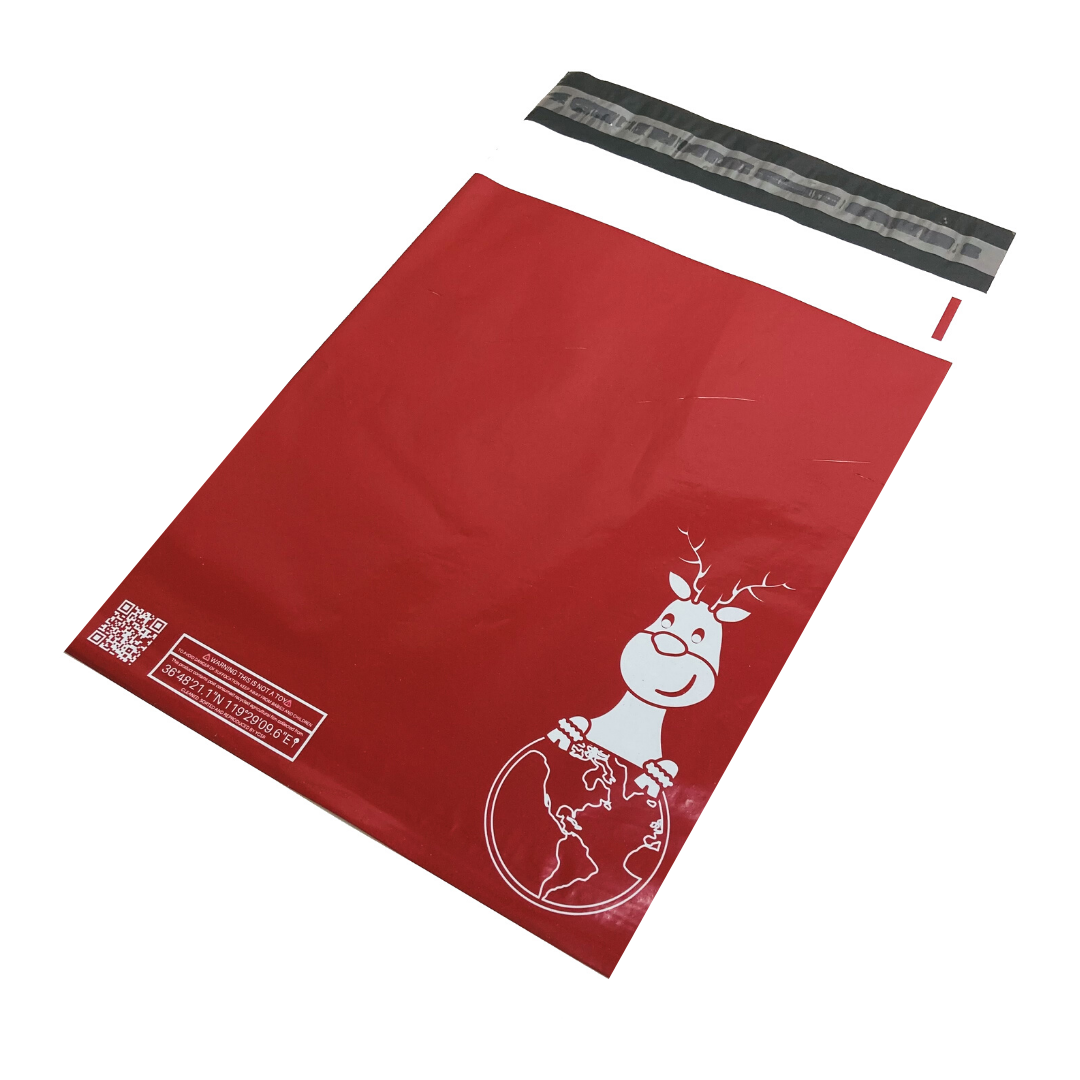 Christmas Reindeer Recycled Mail Bag | Christmas 2021
