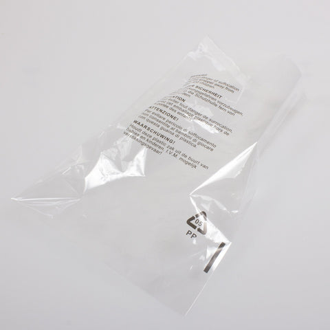 8x10" CPP Transparent Packaging Bag with  Warning Labels Printed,SR Mailing,Transparent Bags.