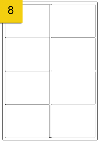 8 Per Sheet Address Label | SR Mailing | Sustainable eCommerce Packaging.