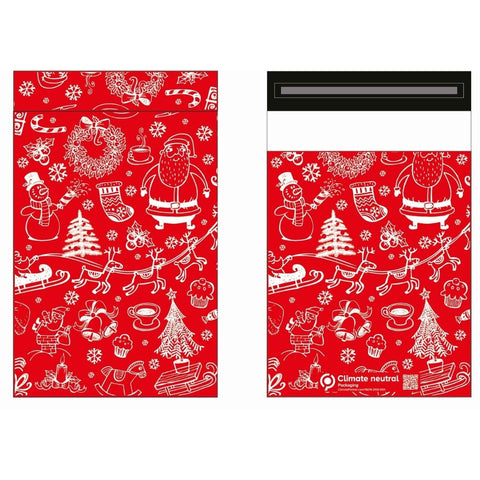 Christmas Red Recycled Mail Bag | Christmas 2021