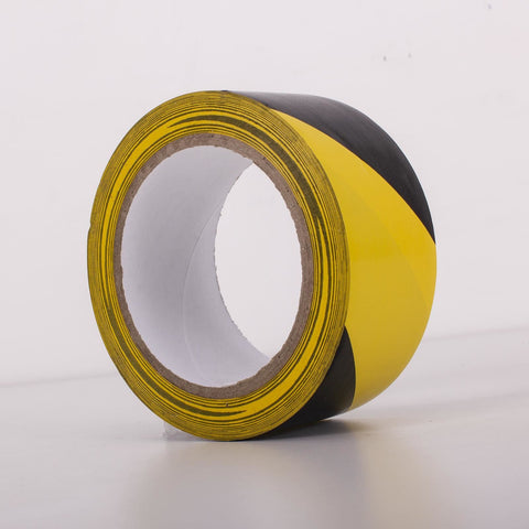 48mmx33m Black/Yellow Hazard PVC Tape,SR Mailing Ltd,