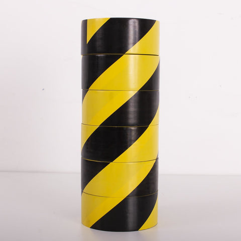 48mmx33m Black/Yellow Hazard PVC Tape,SR Mailing Ltd,