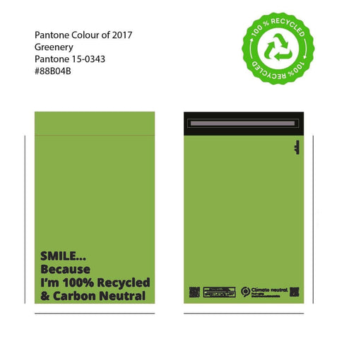 Colour Green Recycled Mail Bag | Manchester Packaging SR Mailing Ltd