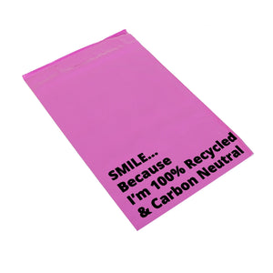 Pink Colour Bag | Radiant Orchid Recycled Mail Bag | SR Mailing Ltd