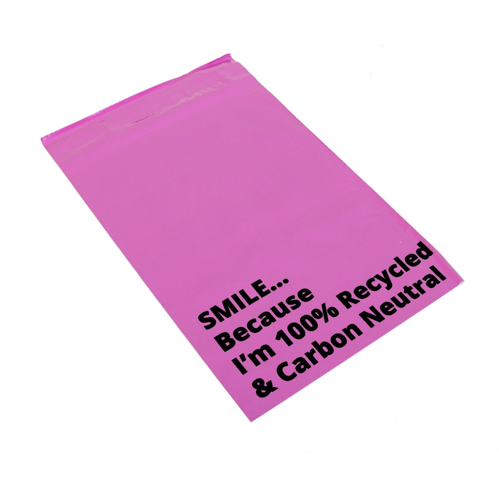 Pink Colour Bag | Radiant Orchid Recycled Mail Bag | SR Mailing Ltd